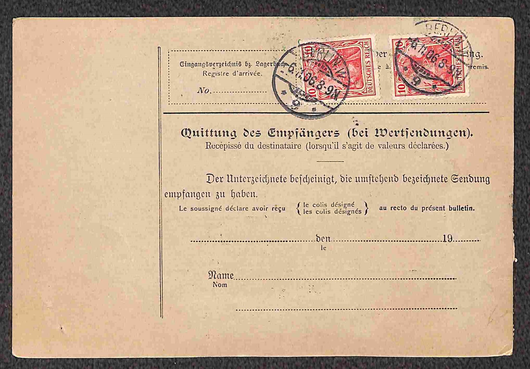 Germania / Posta Ordinaria
