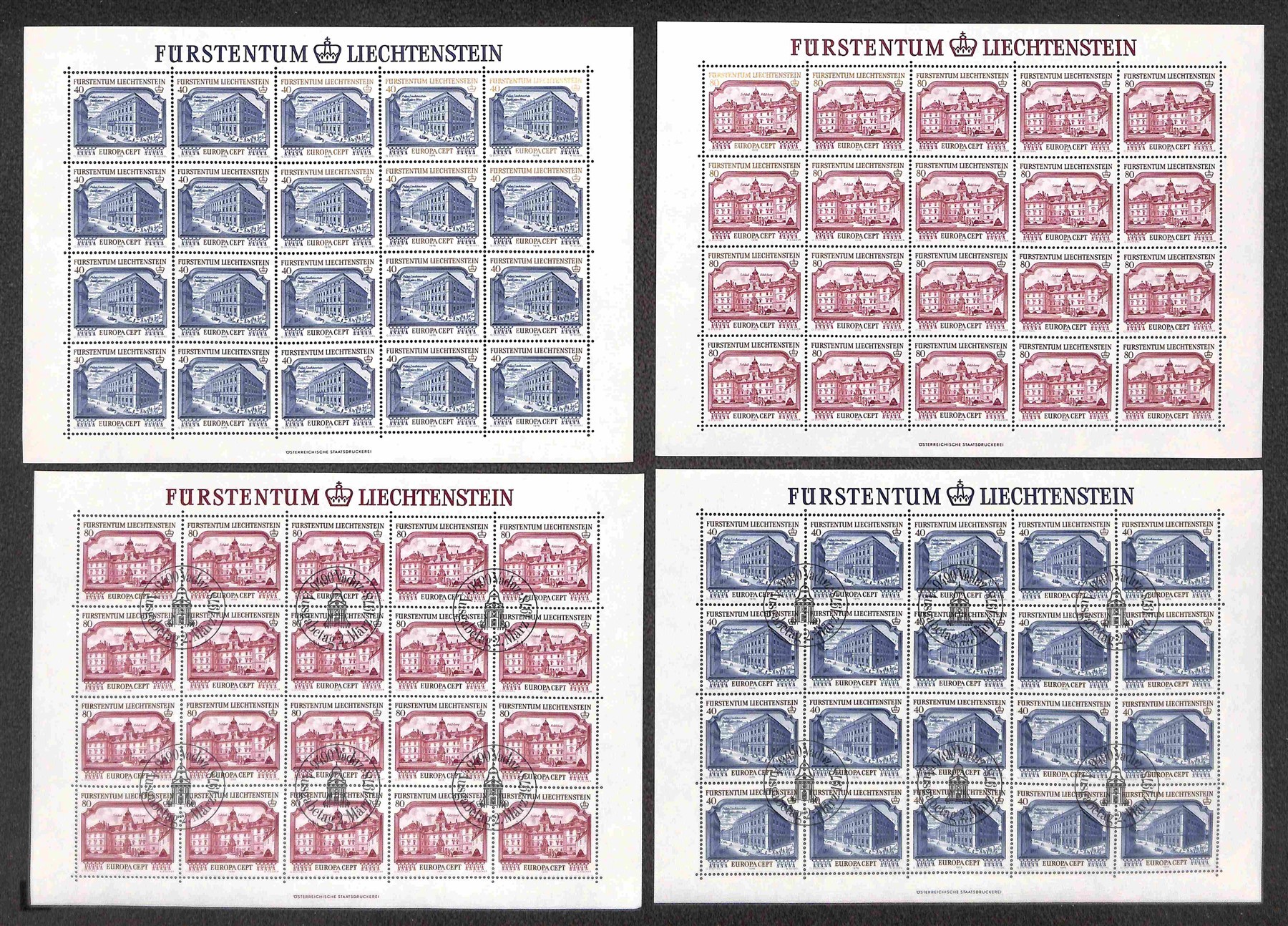 Liechtenstein / Foglietti