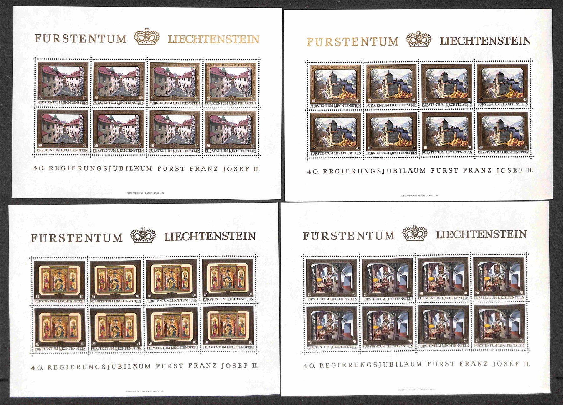 Liechtenstein / Foglietti
