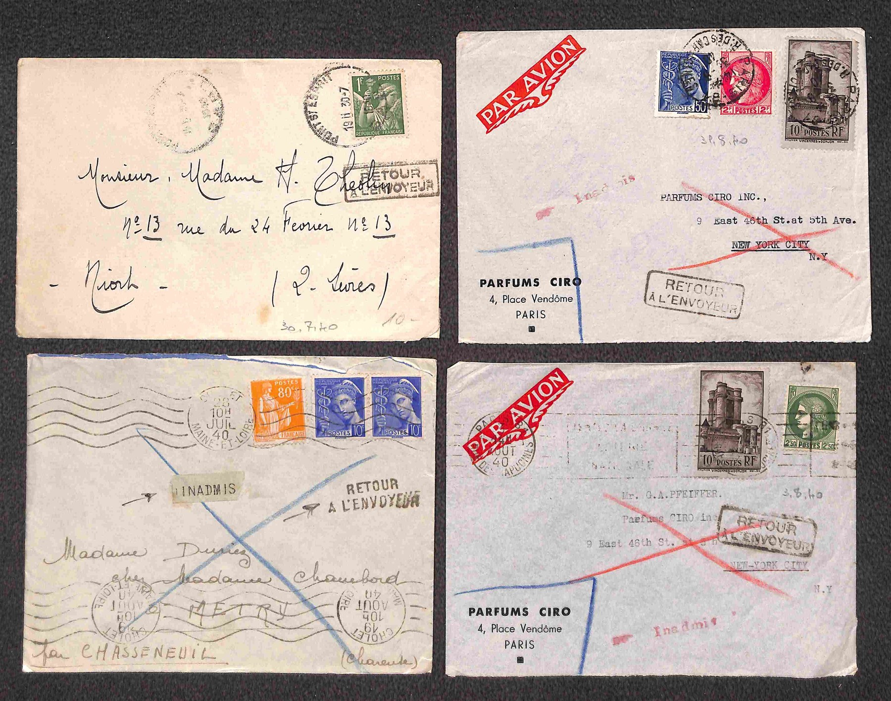 Francia / Posta Ordinaria