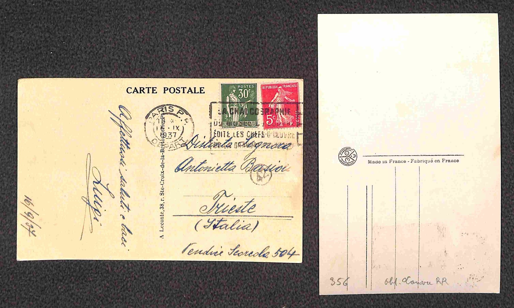 Francia / Posta Ordinaria