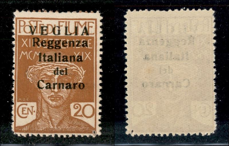 Italia / Occupazioni i Guerra Mondiale / Veglia / Posta Ordinaria