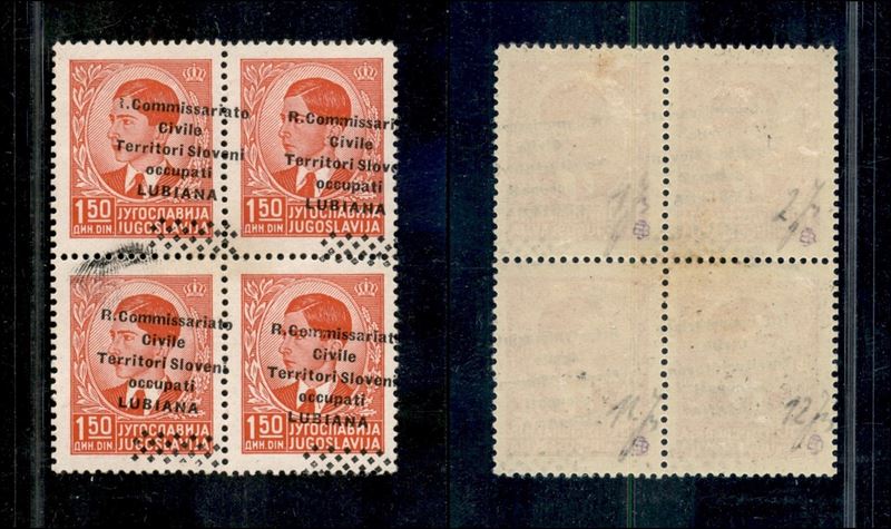 Italia / Occupazioni II Guerra Mondiale / Lubiana / Posta Ordinaria