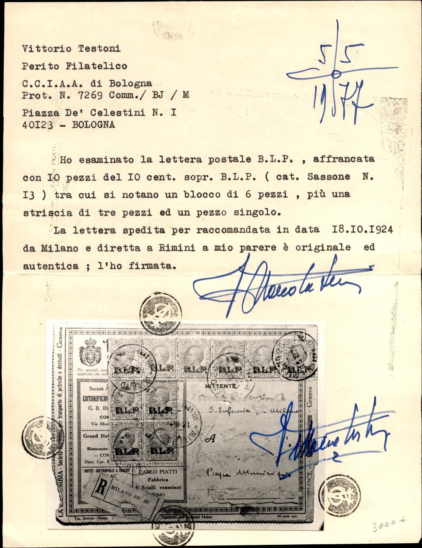 Italia / Regno / b.L.p