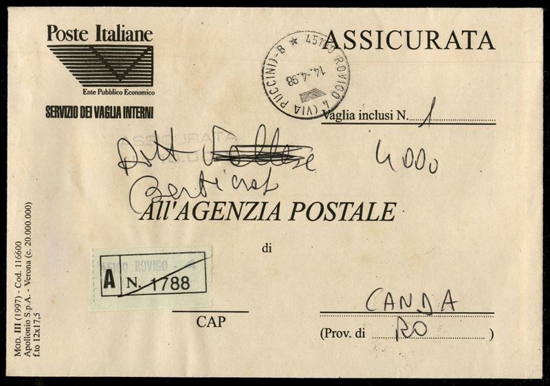 Italia / Repubblica / Posta Ordinaria