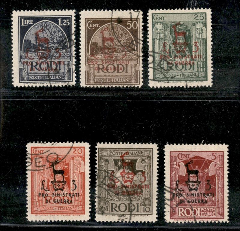 Italia / Occupazioni Straniere delle Colonie / Occupazione Tedesca / Egeo / Posta Ordinaria