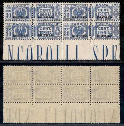 Italia / Colonie / Eritrea / Pacchi Postali