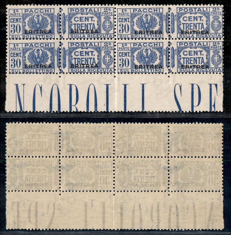 Italia / Colonie / Eritrea / Pacchi Postali