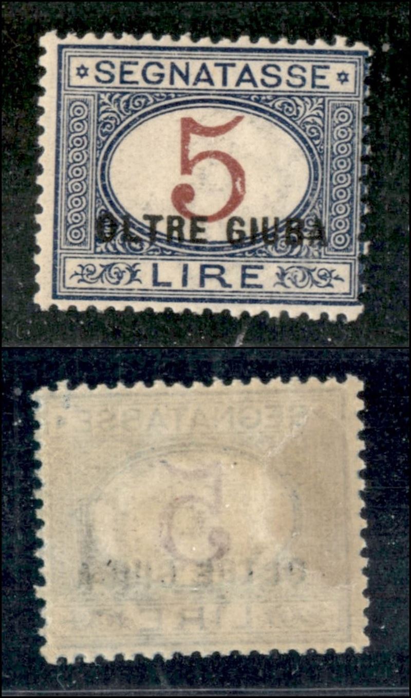 Italia / Colonie / Oltre Giuba / Segnatasse