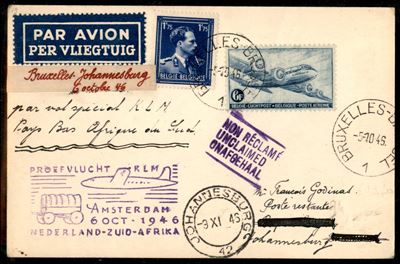 Belgio / Aerogrammi
