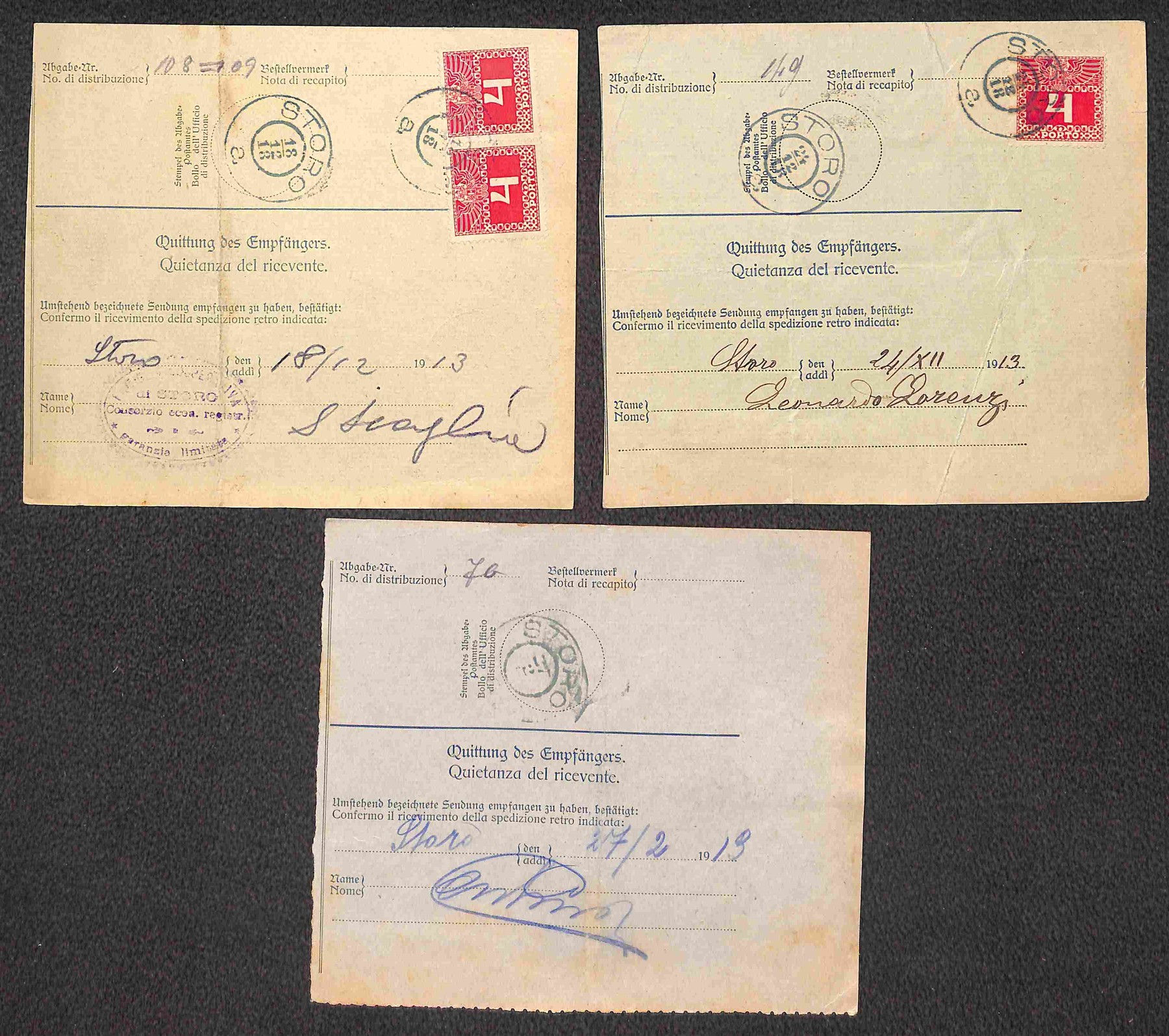 ITALIA / Antichi Stati Italiani / Lombardo Veneto / Territori Italiani d'Austria / Posta ordinari...