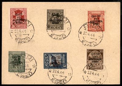 Italia / Colonie / Egeo / Emissioni Generali / Posta Ordinaria