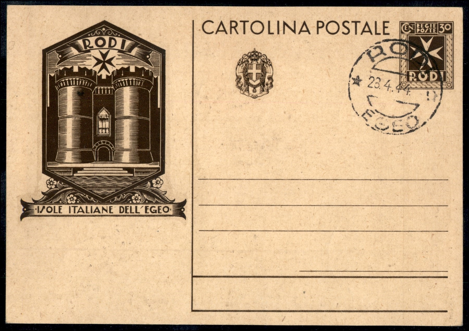 Italia / Colonie / Egeo / Emissioni Generali / Posta Ordinaria