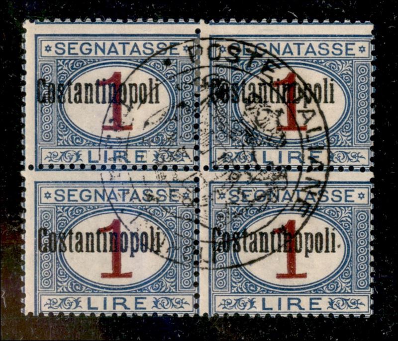 Italia / Uffici Postali All'estero / Levante / Costantinopoli / Segnatasse