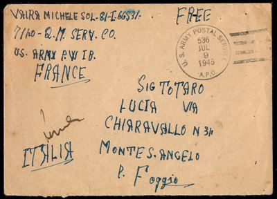 Francia / Posta Militare