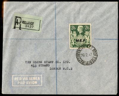 Italia / Occupazioni Straniere delle Colonie / Occupazione Britannica / M.e.f. / Posta Ordinaria