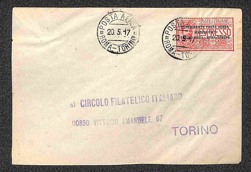 Italia / Regno / Vittorio Emanuele III / Aerogrammi