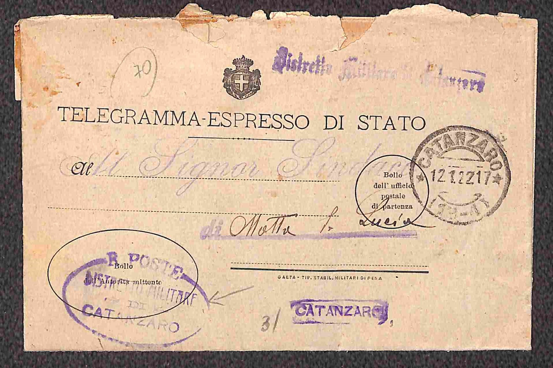 Italia / Regno / Vittorio Emanuele III