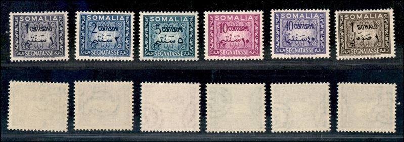 Italia / Colonie / Somalia a.f.I.s. / Segnatasse