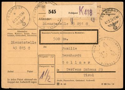 Germania / Posta Ordinaria