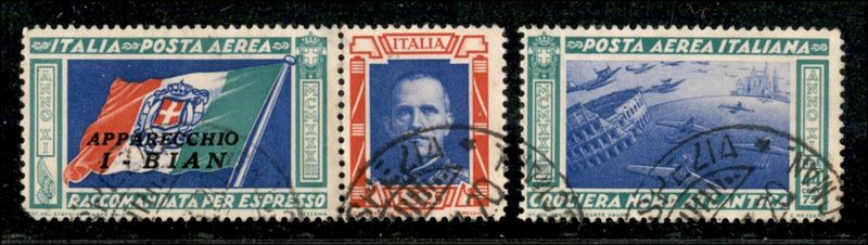 Italia / Regno / Vittorio Emanuele III / Posta Aerea