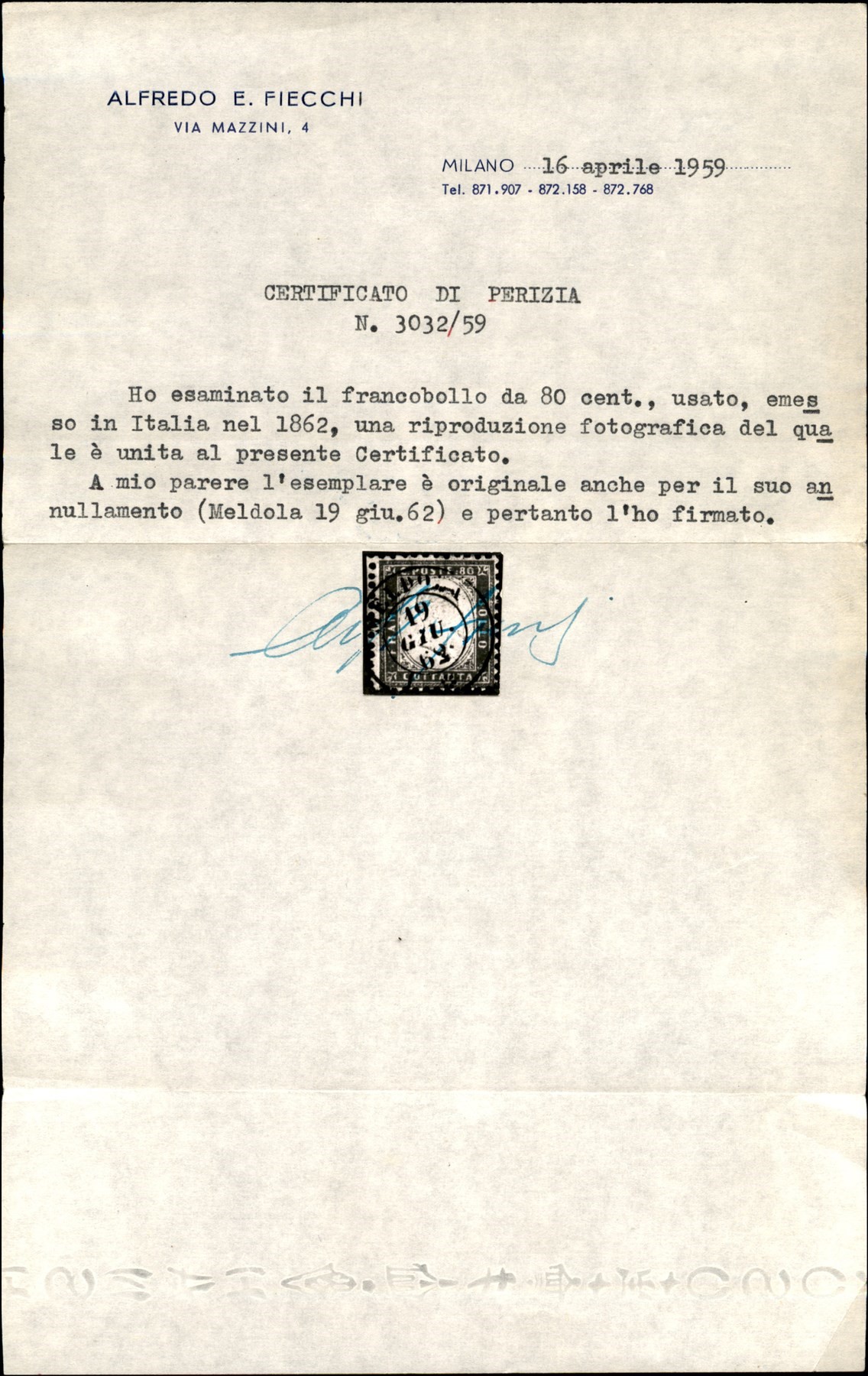 Italia / Regno / Vittorio Emanuele II / Posta Ordinaria