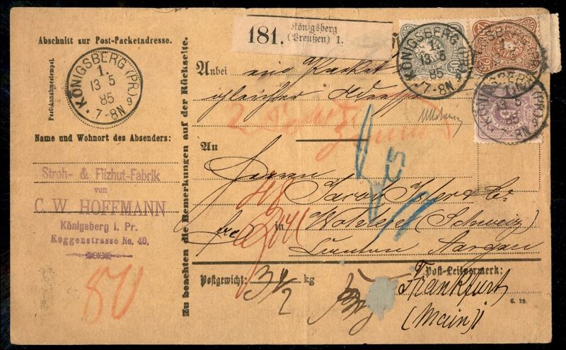Germania / Bollettino Pacchi