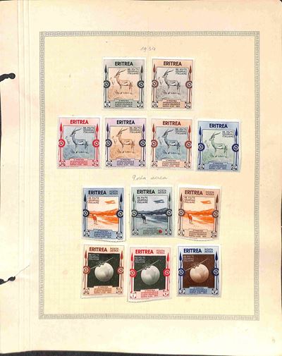 Italia / Colonie / Eritrea / Posta Ordinaria + Aerea