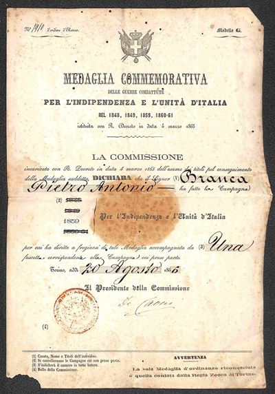 Italia / Regno / Vittorio Emanuele II