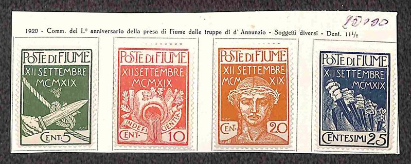 Italia / Occupazioni i Guerra Mondiale / Fiume / Posta Ordinaria