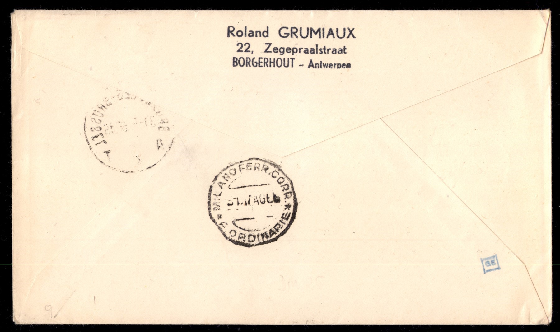 Belgio / Aerogrammi