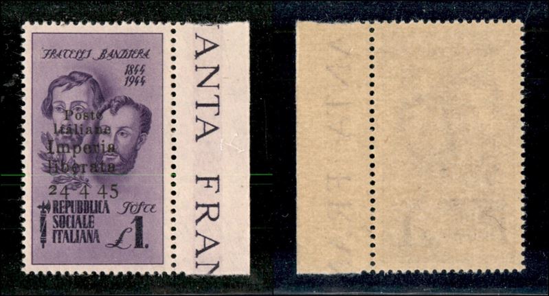 Italia / C.L.n. / Imperia / Posta Ordinaria