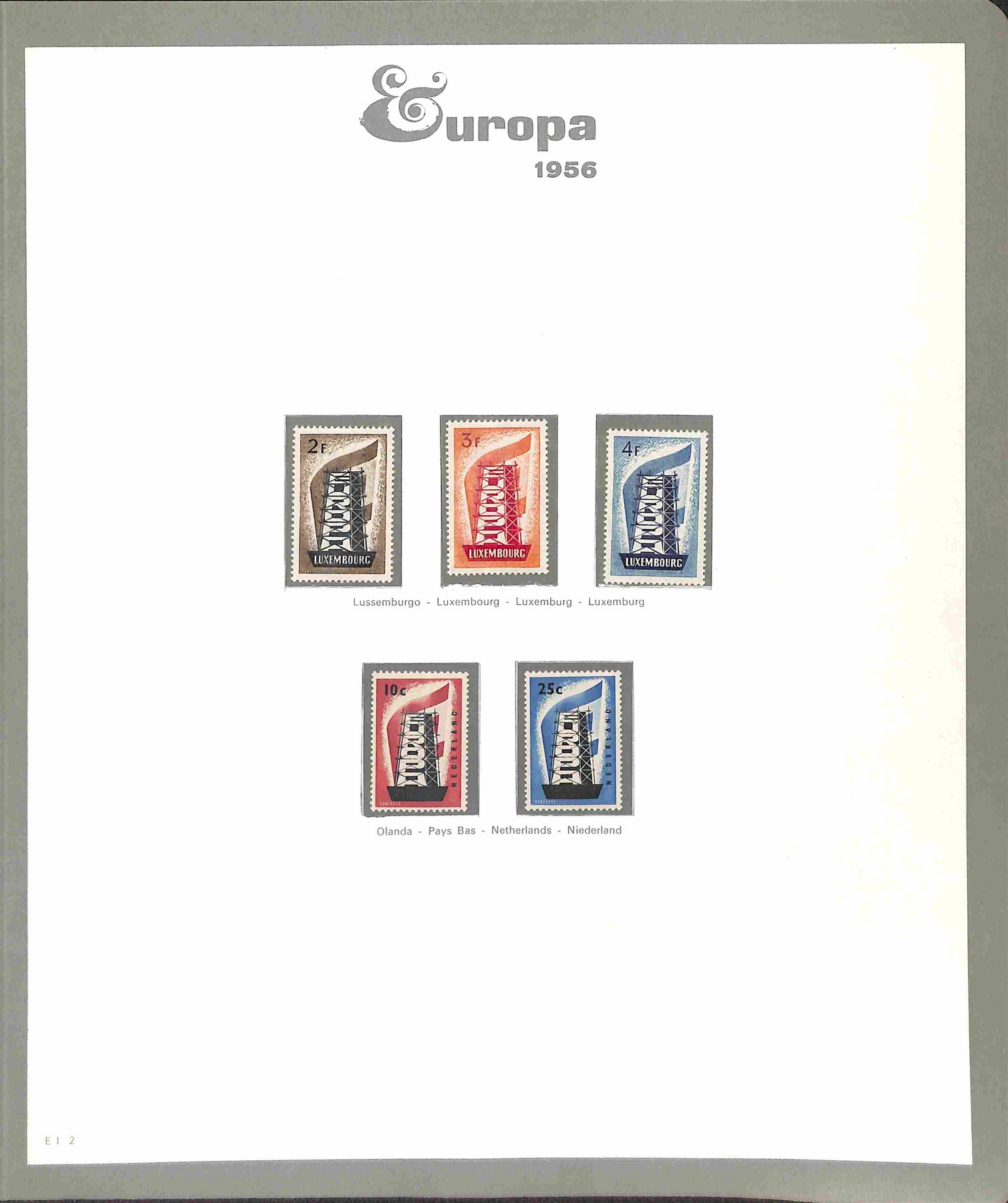 Europa Cept / Posta Ordinaria