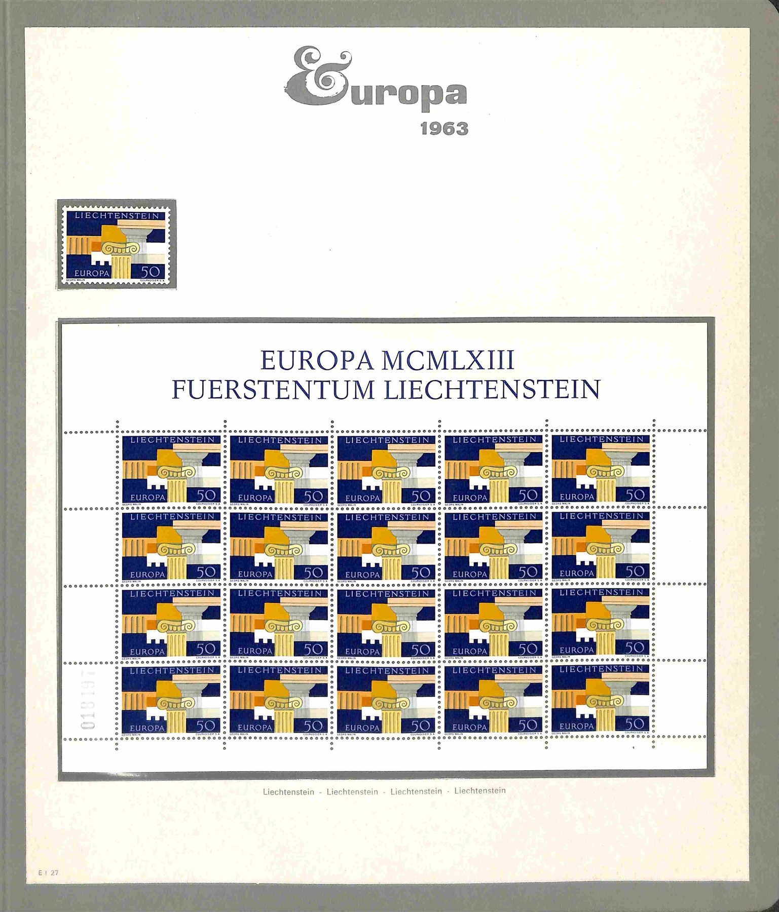 Europa Cept / Posta Ordinaria