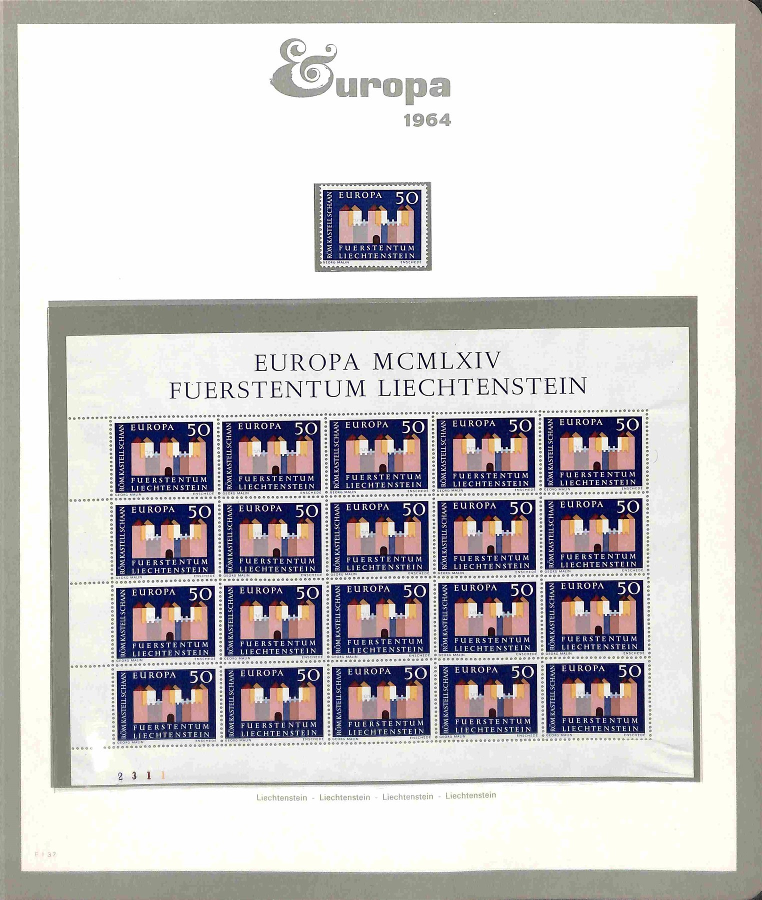Europa Cept / Posta Ordinaria