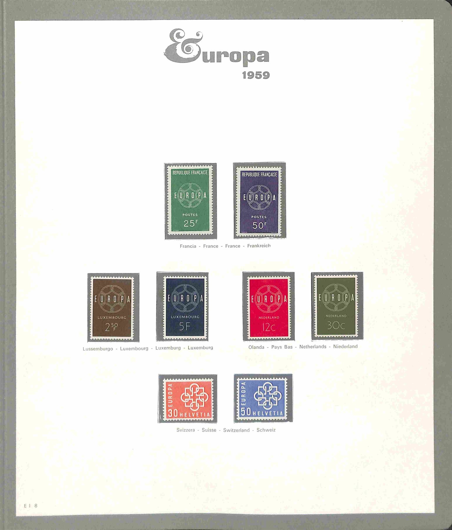 Europa Cept / Posta Ordinaria