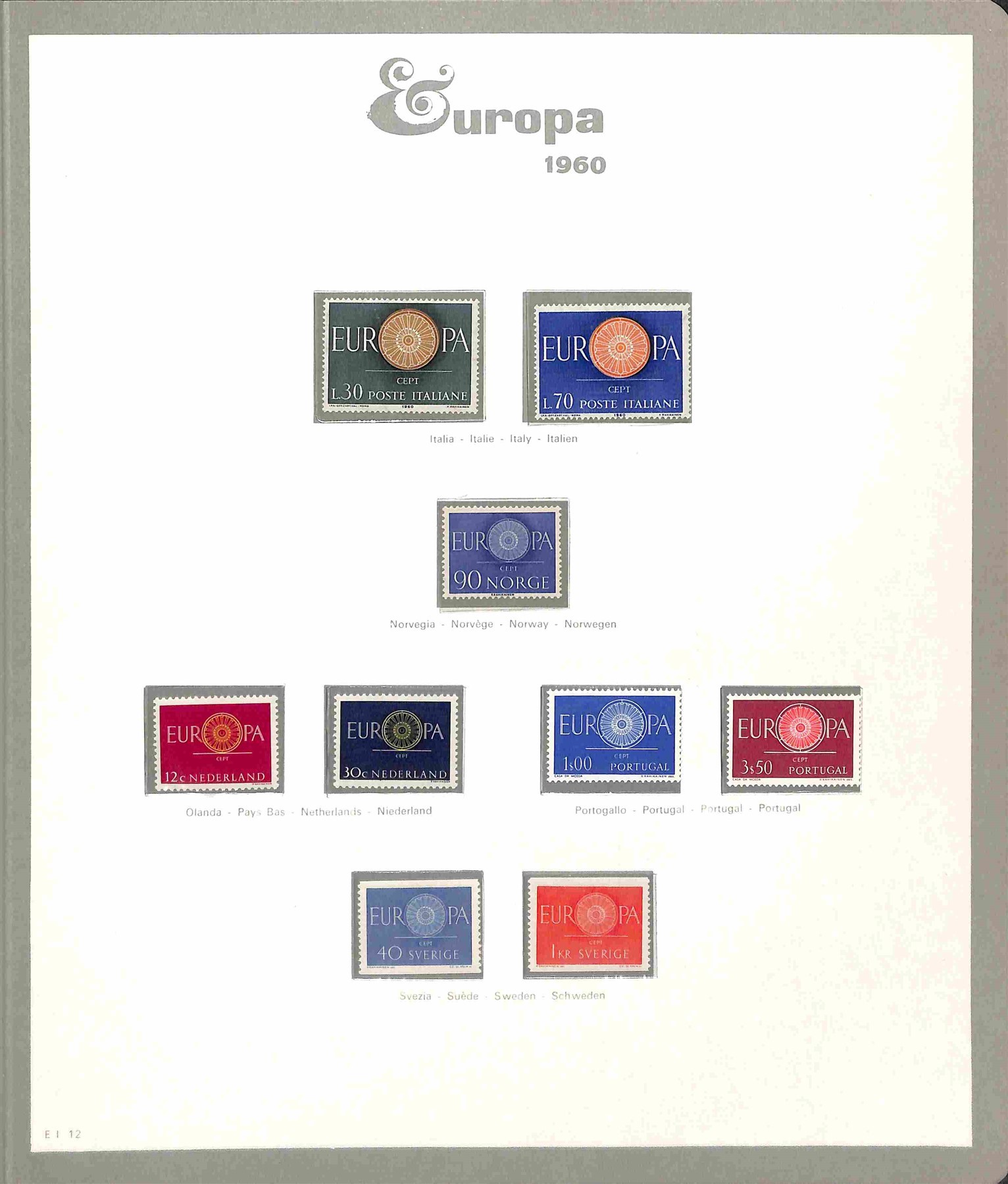 Europa Cept / Posta Ordinaria