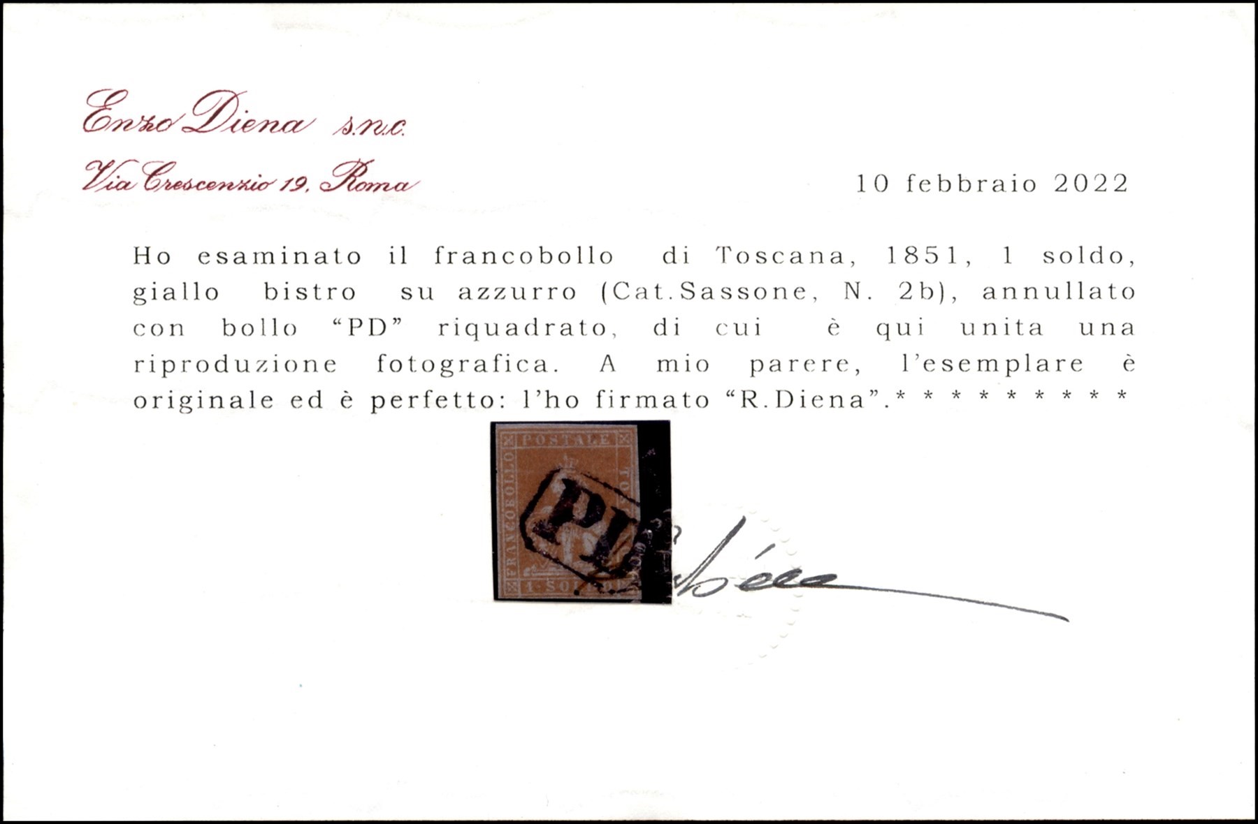 ITALIA / Antichi Stati Italiani / Toscana / Posta ordinaria