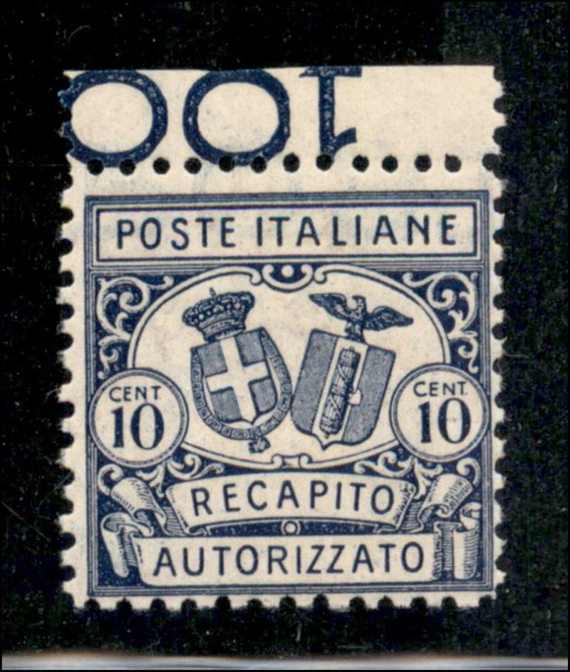 Italia / Regno / Vittorio Emanuele III / Recapito Autorizzato