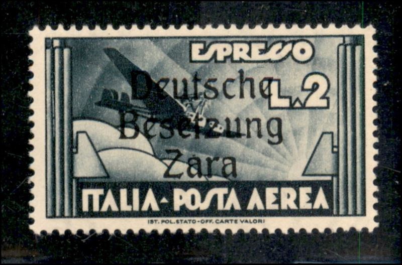 Italia / Occupazioni II Guerra Mondiale / Occupazione Tedesca / Zara / Posta Aerea