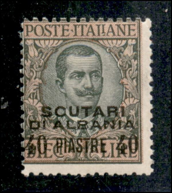 ITALIA / Uffici Postali all'Estero / Levante / Scutari d'Albania / Posta ordinaria