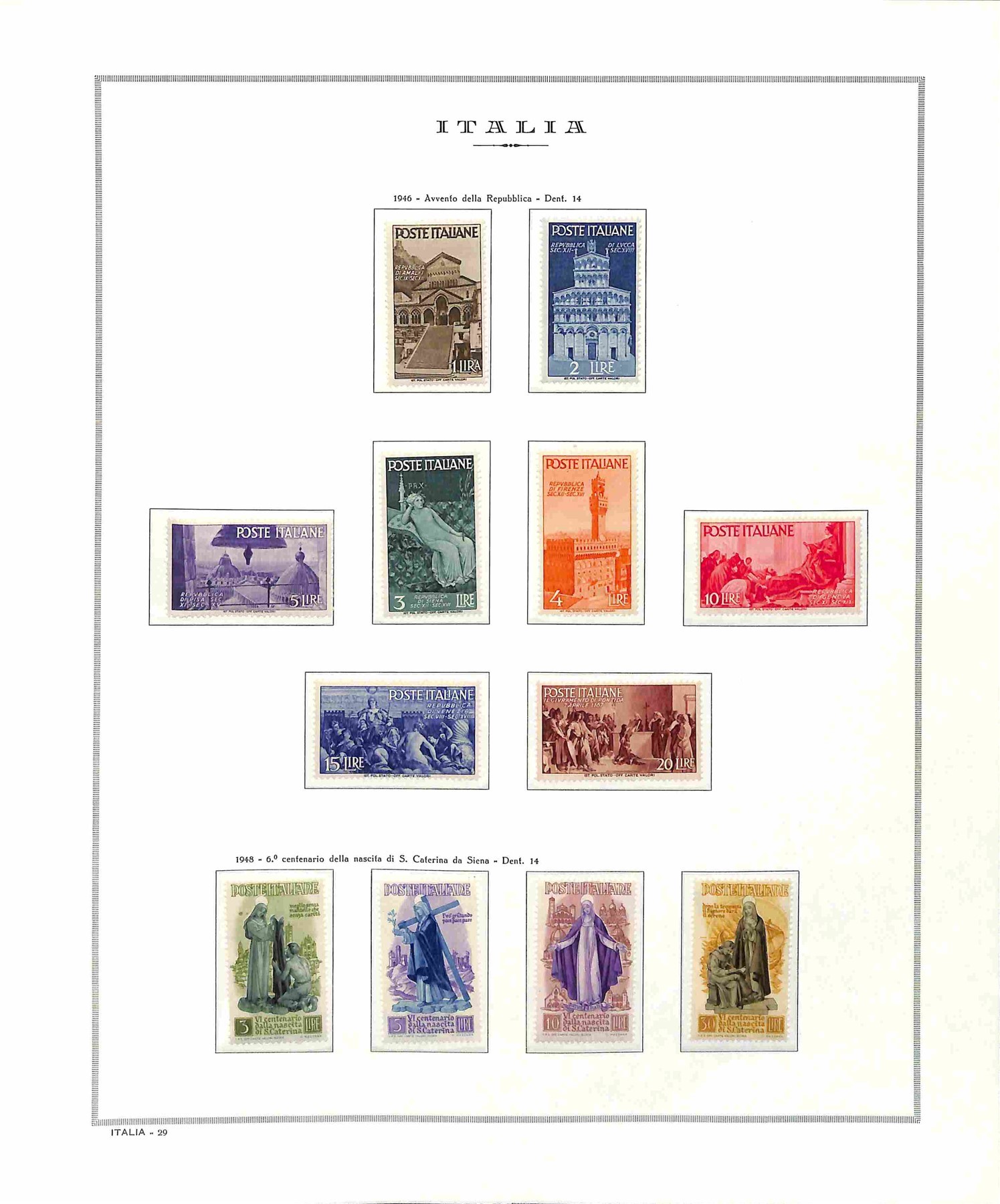 Italia / Repubblica / Posta Ordinaria