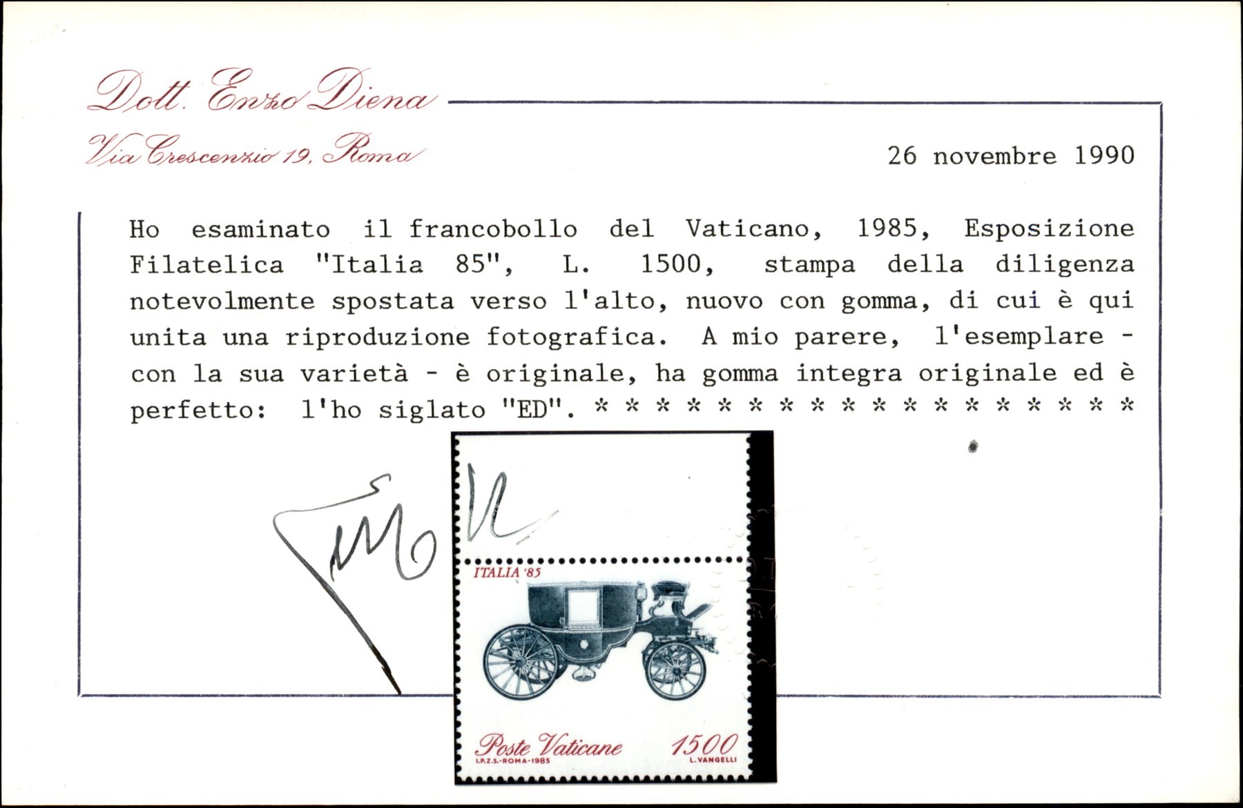 Vaticano / Posta Ordinaria