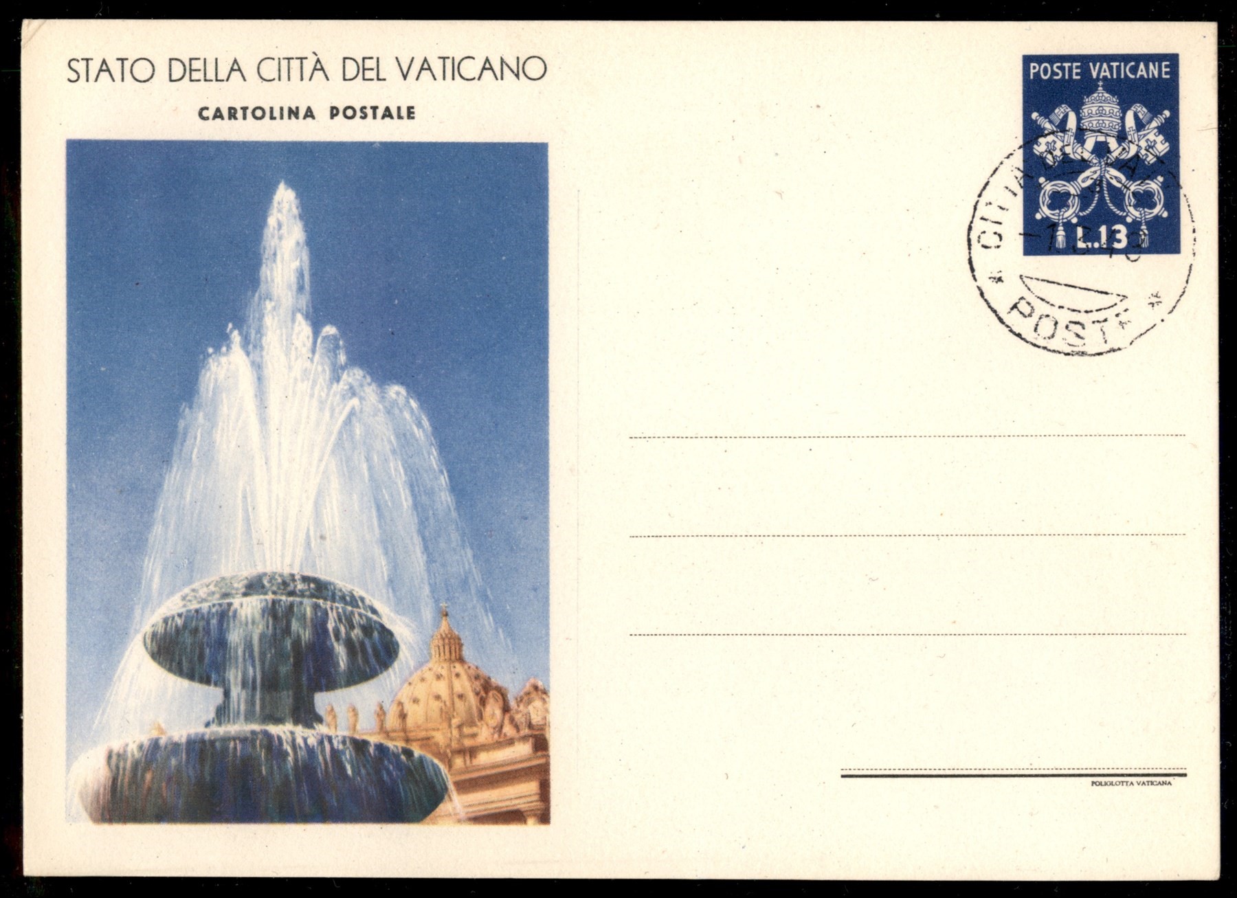 Vaticano / Posta Ordinaria