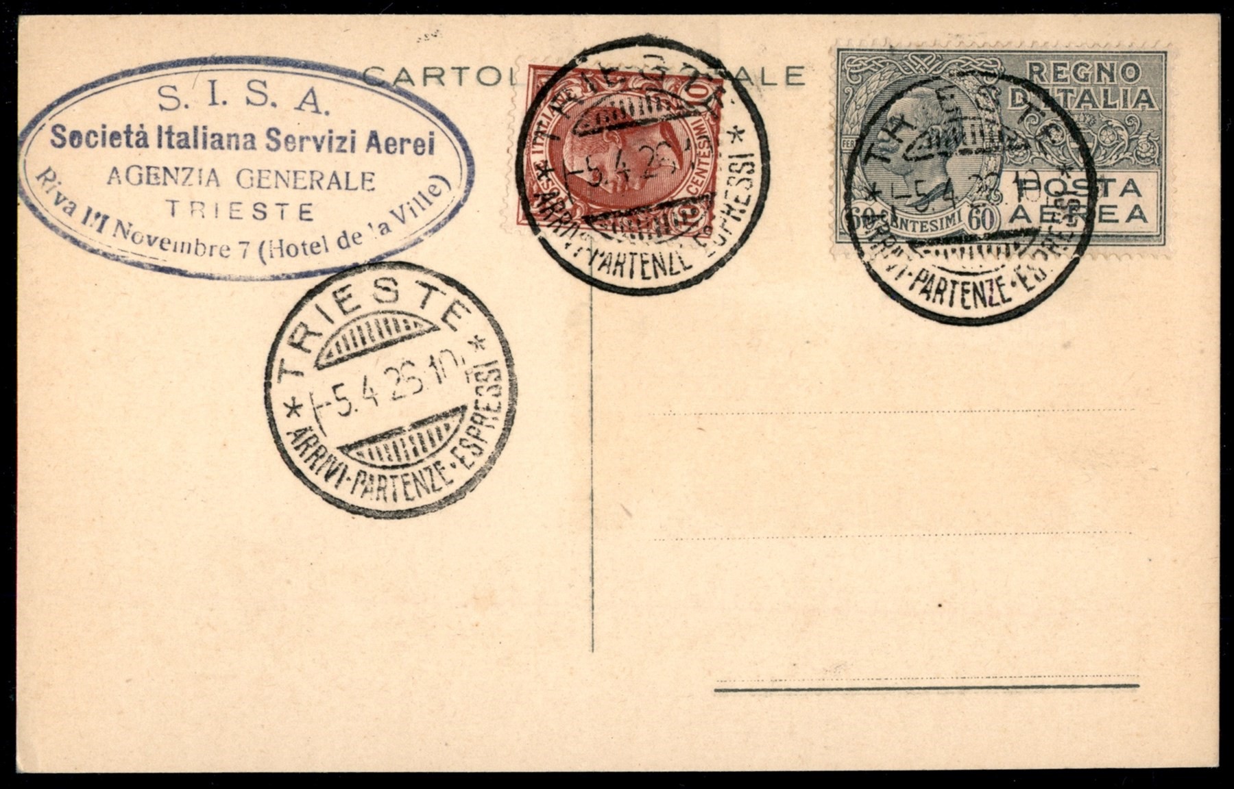 Italia / Regno / Aerogrammi