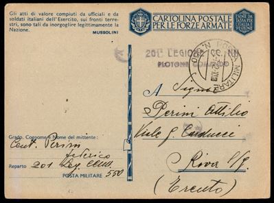 Italia / Colonie / Egeo / Rodi / Posta Militare