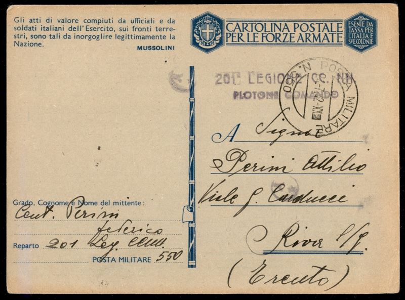 Italia / Colonie / Egeo / Rodi / Posta Militare