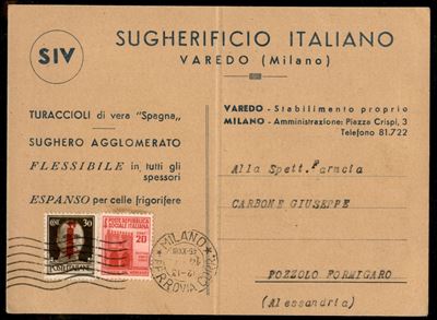 Italia / Rsi / Posta Ordinaria