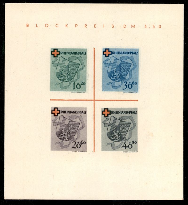 Germania / Occupazione Alleata / Zona Francese / Posta Ordinaria