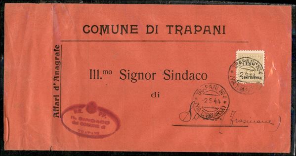 ITALIA / Occupazioni straniere di territori Italiani / Occupazione Anglo-Americana / Sicilia / Posta ordinaria